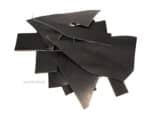 black leather offcuts