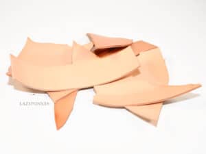 undyed leather scraps