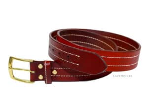 Handmade Full Grain Leather Belt for Men Lazypony