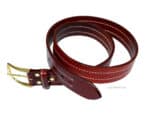 Brown Full Grain Leather Belt Lazypony