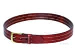 Stitched leather belt Lazypony