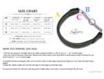 raised leather dog collar size chart Lazypony