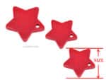 Star Leather Tags for DIY and Keychains