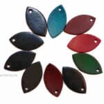 Leaf Leather Tags Lazypony