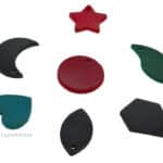 Mixed Leather Tags Lazypony, Set of 10 Leather Patches for Crafts
