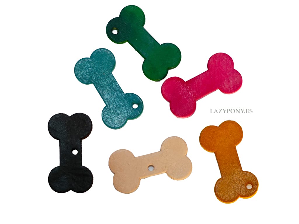 2472 Bone Leather Tags Crafts and Dog Collars
