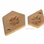 Leather Paw Tags