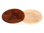 Leather Round Patch Horse Lazypony
