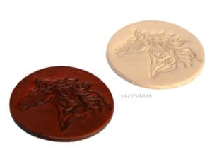 horse leather tags