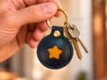 Leather Star Keychain Lazypony